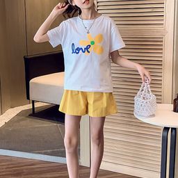 StyleCast x Revolte Girls Pure Cotton T-shirt With Shorts-image-5