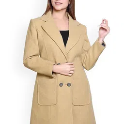 COMFY SPARROW Double -Breasted Overcoat-image-79
