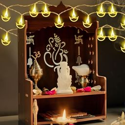 XERGY Yellow Diya Rice Shape String Lights-26