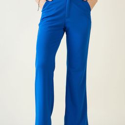 aayu Women Relaxed High-Rise Wrinkle Free Flared Trousers-image-54