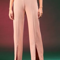 Stylecast X Kotty Women Classic High-Rise Relaxed Straight Fit Trousers-picture-2