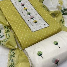 GC 80 BY GAURI COLLECTION Printed Pure Cotton Unstitched Dress Material-image-92