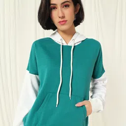 TANDUL Women Colourblocked Lightweight Crop Tailored Jacket with Embroidered-image-20
