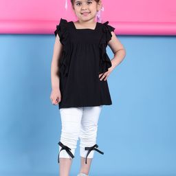 Baawri Girls Square Neck Top With Capris-image-109