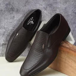 NICO NERINI Men Round Toe Formal Slip-Ons-picture-43