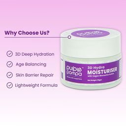 PURPLE POMPA Set Of 2 3D Hydra Moisturiser- 50 ml & Ultra Blue Shield Sunscreen- 50 g image 3