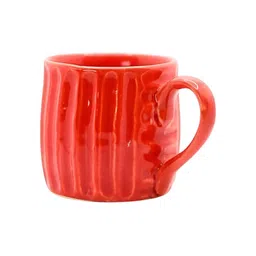 Rare Planet Red Textured Ceramic Glossy Mug-45