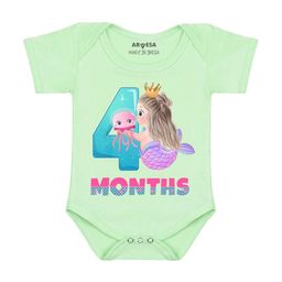 Arvesa 4 Month Baby Printed Bodysuit-image-85
