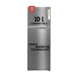 Haier 328 Litres 3 Star Frost Free Double Door Refrigerator with Twin Inverter Technology (HEF333TSP, Inox Steel)-image-5