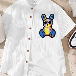 ALANTA Boys Regular Fit Classic Shirt-53