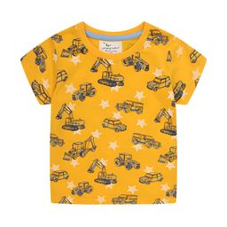 LULU & SKY Boys Floral Printed Applique T-shirt-image-24