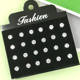 Honbon Women Silver Earrings-33