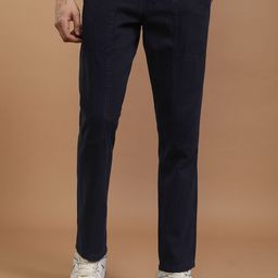 HIGHLANDER Men Straight Fit Mid-Rise Trousers-picture-18