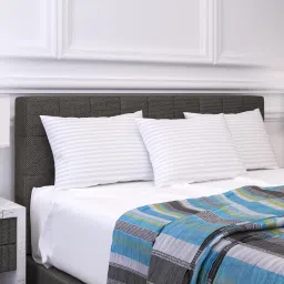 Microfibre Stripes Sleeping Pillow Pack of 3-24