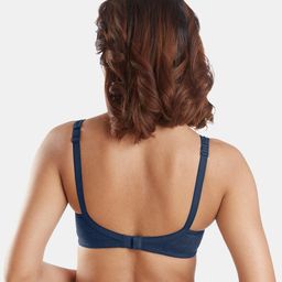 Sonari Pack of 2 Blue Non Padded Double Layer Minimizer Bra image 2