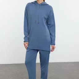Trendyol Hooded Sweatshirt And Trouser-picture-58