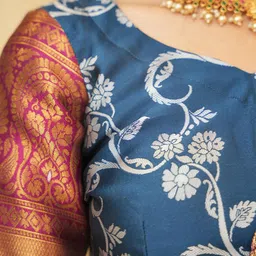 Fabcartz Semi-Stitched Lehenga & Unstitched Blouse With Dupatta image 4
