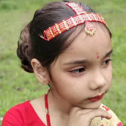 Balaji Gold Gold-Plated Maang Tikka Head Jewellery-image-97