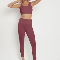Wearjukebox Round Neck Top With Leggings Co-Ords-picture-40