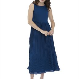 Iti Georgette A-Line Maxi Dress-image-25