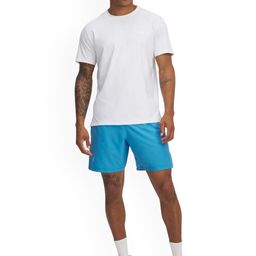 UNDER ARMOUR Brand Logo Printed Slim-Fit Mid-Rise Shorts-image-65