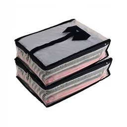 Aura Blue Set of 2 Regular Multi-Utility Organisers-38