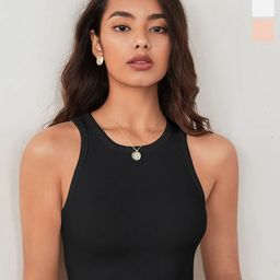 BAESD Women Pack of 3 Ribbed Tank Crop Top-picture-0