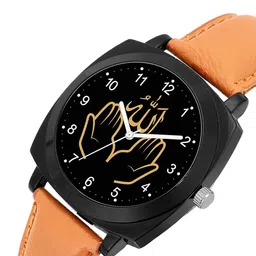 CSAMON Men Rectangular Dial & Regular Straps Analogue Watch Curren8 Islamic NUM03 CD image 3