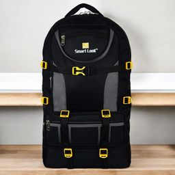 houseofcommon BLACK GREY rucksack TREKKING BAG_HB069 Rucksack - 60 L-picture-38