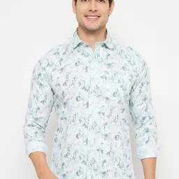 Duke Men Slim Fit Floral Printed Casual Shirt-image-67