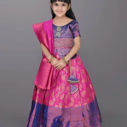satyamfab Girls Ready to Wear Lehenga & Blouse With Dupatta-picture-23