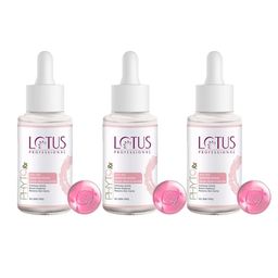 Lotus Professional 3Pcs PhytoRx AHA+BHA Booster Face Serum with Glycolic Acid - 30ml Each-13