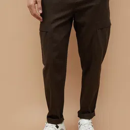 CODE by Lifestyle Men Mid-Rise Regular Fit Trousers-picture-8