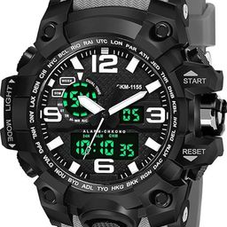 Otage Men Dial & Wrap Around Straps Analogue and Digital Chronograph Watch Otg-1155-Grey2 image 3