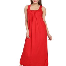 Inner Beats Women Red Nightdress-image-94