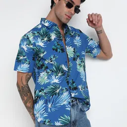 SHOWOFFFF Men Comfort Slim Fit Floral Printed Casual Shirt-image-97