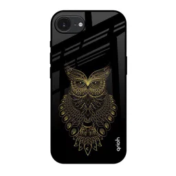 QRIOH Golden Owl Apple iPhone 16e Impact Resistant Back Case-28