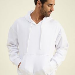 Mast & Harbour Men Hooded Oversized Anti Odour Sweatshirt-image-99