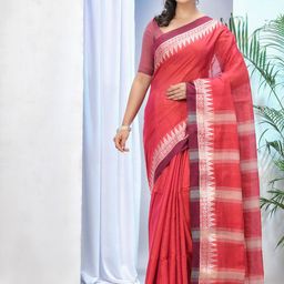 DESH BIDESH Tissue Handloom Saree-image-86