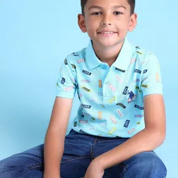 U.S. Polo Assn. Kids Boys Brand Logo Printed Polo Pure Cotton T-shirt-picture-33