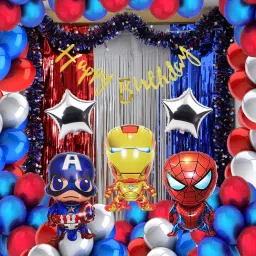 superheros avengers birthday party decorations for girls boys-picture-14