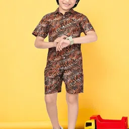 Club96 Boys Cotton Blend Printed Clothing Set-picture-0