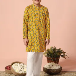 BAESD Boys Printed Regular Kurta with Trousers-64