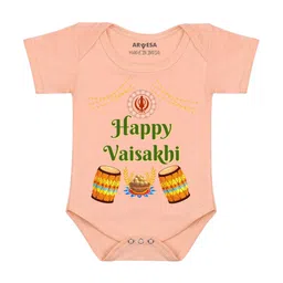 Arvesa Happy BaisakhiPrinted Romper-37