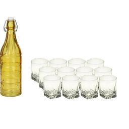 SOMIL Yellow Glass Airtight Can Bottle-image-90