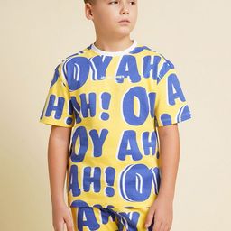 Jack & Jones Junior Boys Typography Printed Pockets T-shirt-image-77