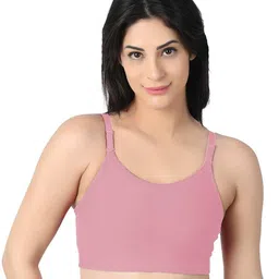 Arc de Shapes Women Beginners Full Coverage Seamless Gym Cotton Bra-17