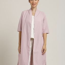 Saltpetre Cotton Longline Jacket-image-8