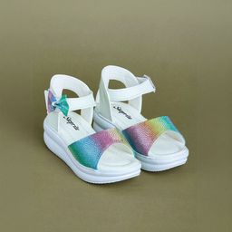 Hopscotch Girls White Buckle Comfort Sandals-picture-24