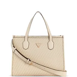GUESS Textured PU Structured Tote Bag with Quilted-48